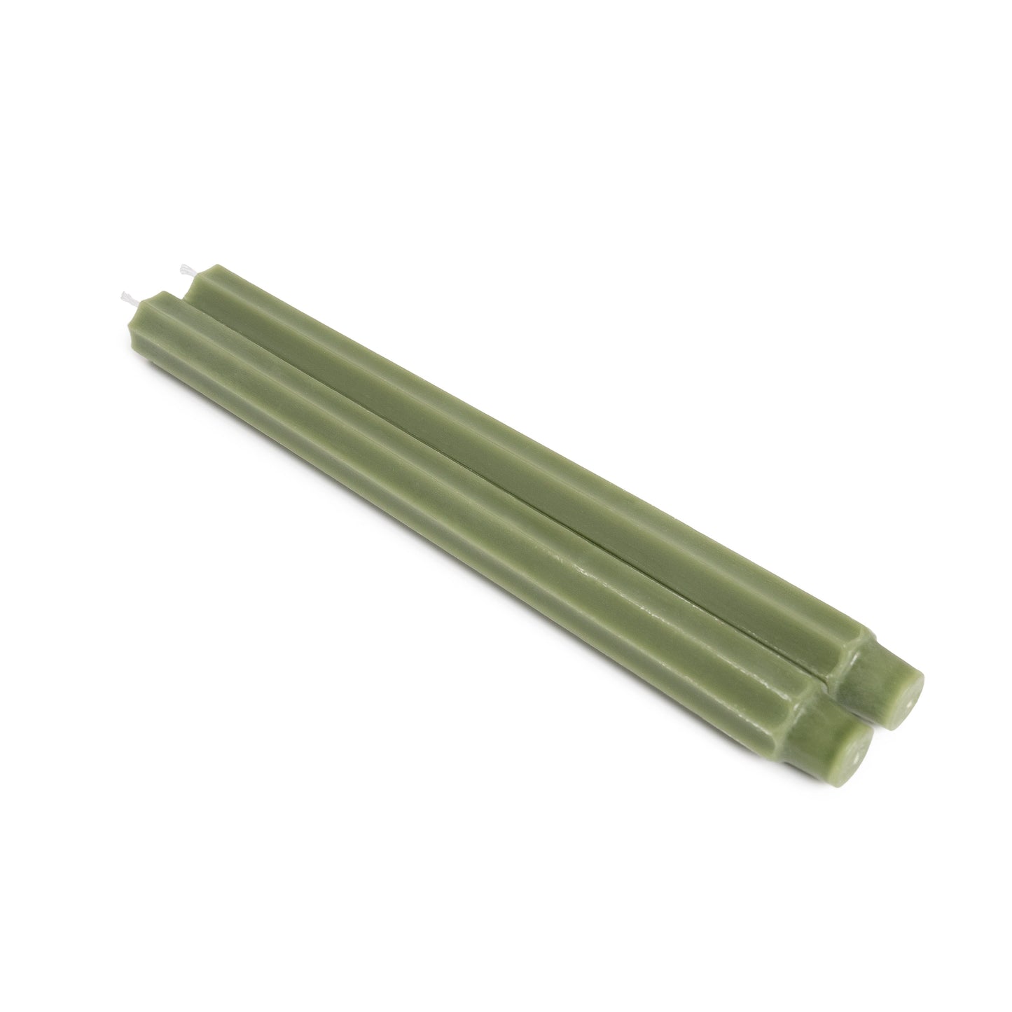 Sage Church Taper Candle Set - 12 Inch