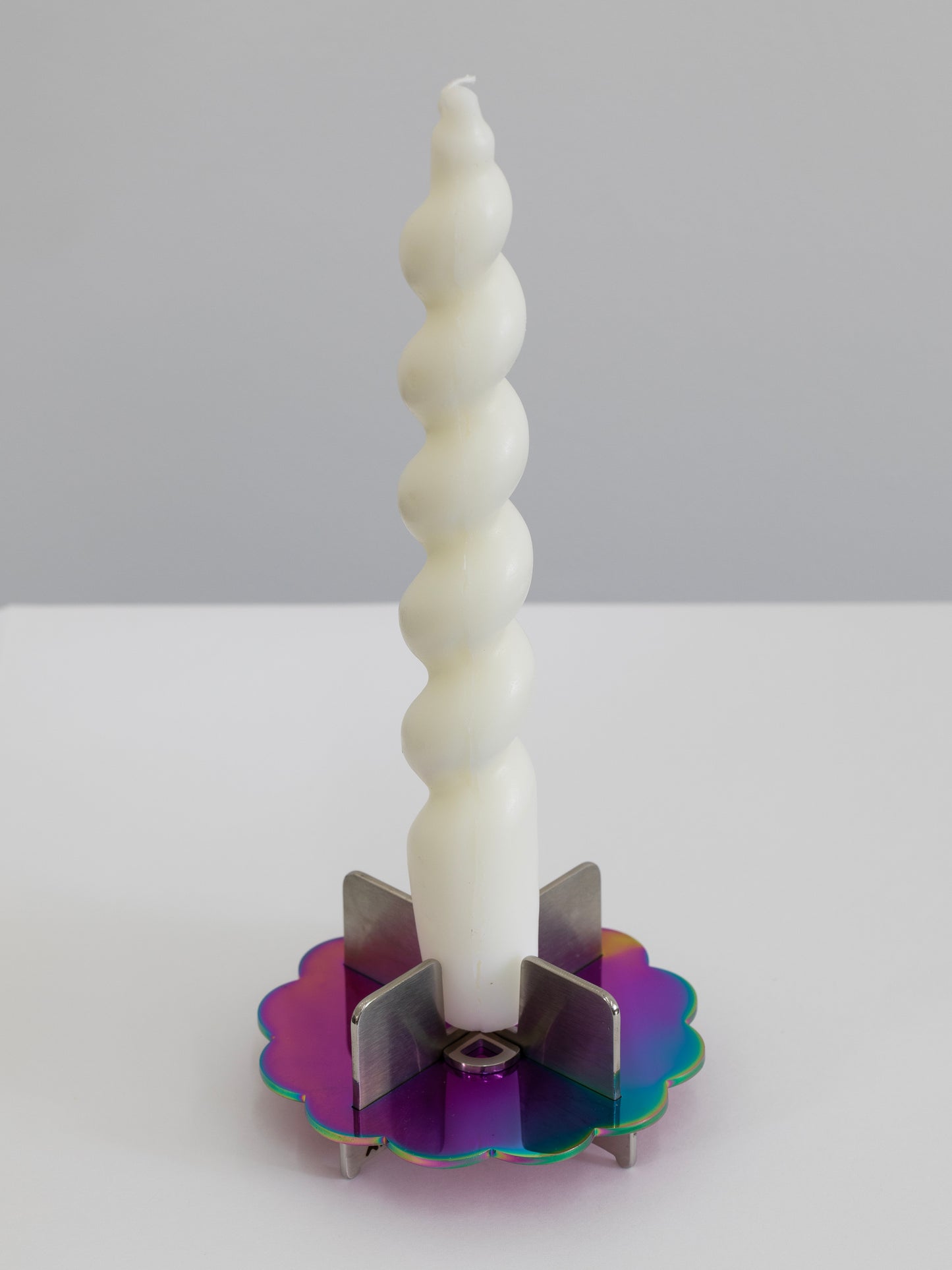 Stainless Steel Candle Holder(Rainbow)