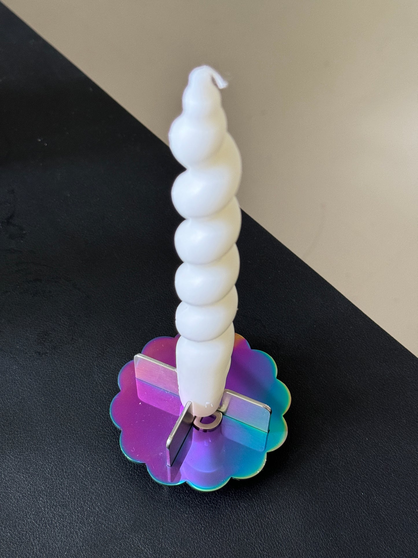 Stainless Steel Candle Holder(Rainbow)